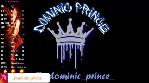 DOMINIC PRINCE   online show from 10.06.25