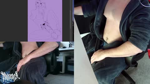 Snapshot of drenchedart chatting on 12.10.24 Drenched online show from 12.10.24