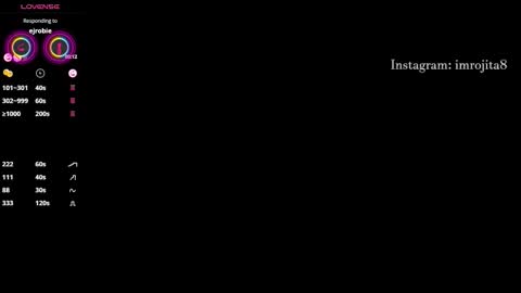 IG imrojita8 online show from 09.14.25