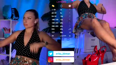 Snapshot of erika_kirman chatting on 06.26.26 Erika online show from 06.26.26