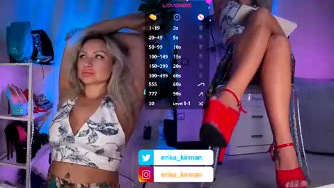 Snapshot of erika_kirman chatting on 06.28.26 Erika online show from 06.28.26