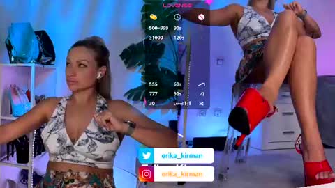 Snapshot of erika_kirman chatting on 07.08.26 Erika online show from 07.08.26