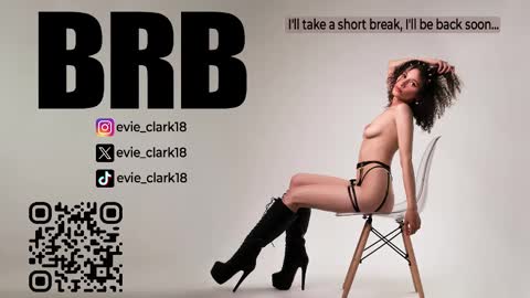 Snapshot of evie_clark_ chatting on 02.12.25 My name is Evie nice to meet you really get to know me better private is open online show from 02.12.25