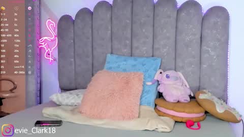 Snapshot of evie_clark_ chatting on 11.27.25 My name is Evie nice to meet you really get to know me better private is open online show from 11.27.25