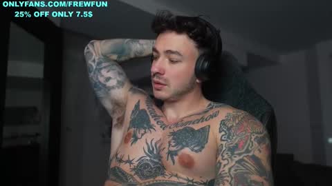 Snapshot of frewfun chatting on 12.03.25 cameron online show from 12.03.25