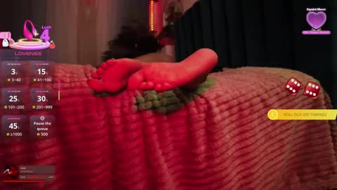 Goddess Caramel Toez online show from 12.13.25