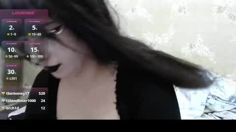 Snapshot of goth_pumpkin chatting on 12.13.24 Amy online show from 12.13.24