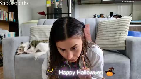 Snapshot of greta_miss chatting on 10.31.25 Emmy online show from 10.31.25