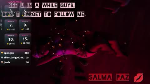 SALMA  online show from 12.27.24