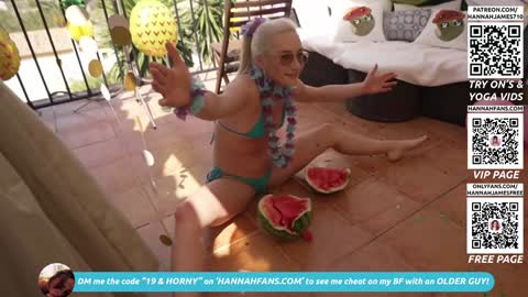 Hannah James online show from 10.09.25