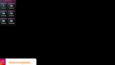 Snapshot of harmonybabe_ chatting on 09.28.25 Harmony online show from 09.28.25