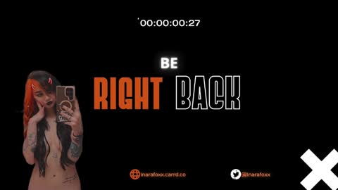 Inarafoxx online show from 12.18.24