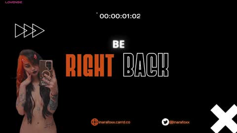 Inarafoxx online show from 01.09.25