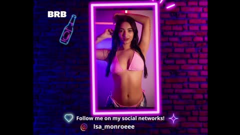 Snapshot of isamonroee chatting on 01.07.25 Isa Monroee online show from 01.07.25