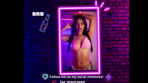 Snapshot of isamonroee chatting on 01.17.25 Isa Monroee online show from 01.17.25