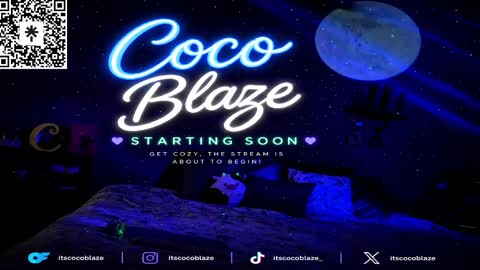 Snapshot of itscocoblaze chatting on 05.23.26 CoCo Blaze online show from 05.23.26