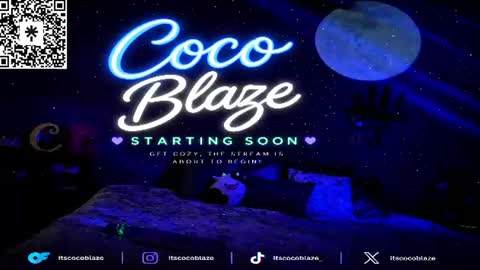 Snapshot of itscocoblaze chatting on 06.10.26 CoCo Blaze online show from 06.10.26