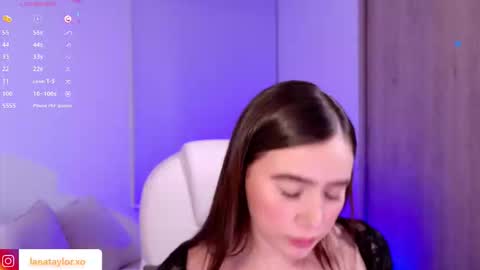 Snapshot of itslanataylor chatting on 10.25.25 Lana Taylor  New account online show from 10.25.25