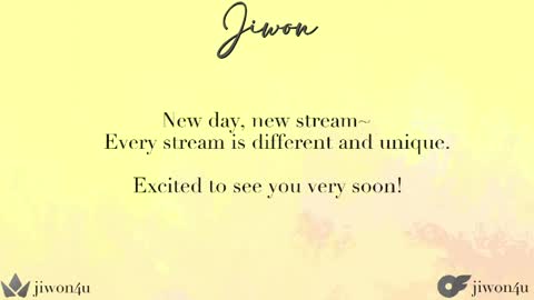 Jiwon online show from 04.20.26