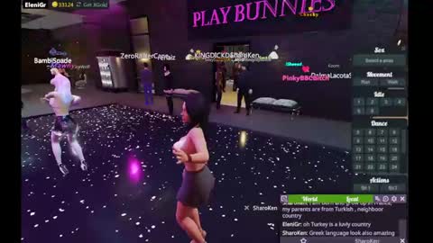 Snapshot of jstel chatting on 02.20.25 EleniGr online show from 02.20.25