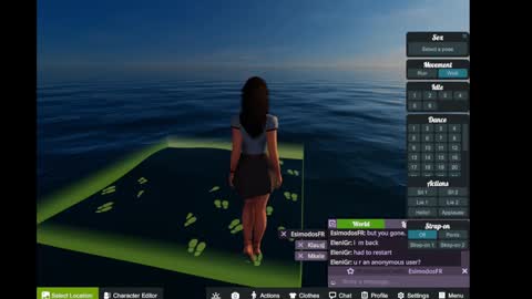 Snapshot of jstel chatting on 02.22.25 EleniGr online show from 02.22.25
