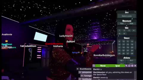 Snapshot of jstel chatting on 02.24.25 EleniGr online show from 02.24.25
