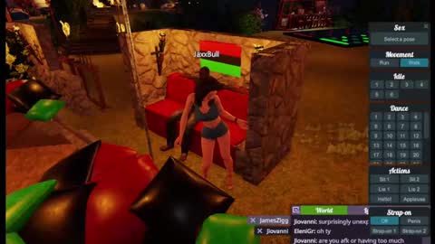 Snapshot of jstel chatting on 02.27.25 EleniGr online show from 02.27.25