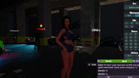 Snapshot of jstel chatting on 02.28.25 EleniGr online show from 02.28.25