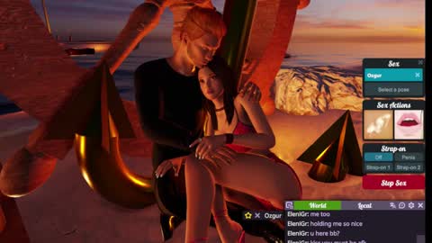 Snapshot of jstel chatting on 03.04.25 EleniGr online show from 03.04.25