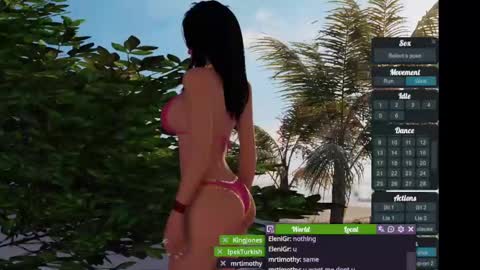 Snapshot of jstel chatting on 03.08.25 EleniGr online show from 03.08.25