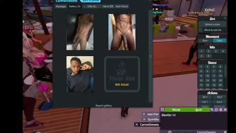 Snapshot of jstel chatting on 09.18.25 EleniGr online show from 09.18.25