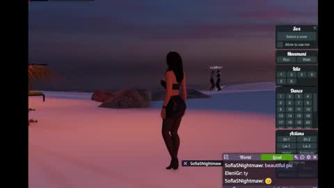 Snapshot of jstel chatting on 09.27.25 EleniGr online show from 09.27.25