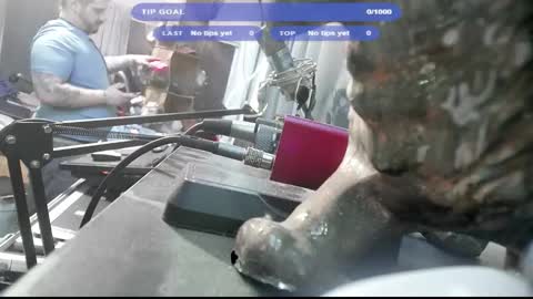 Snapshot of kinkybiguy14 chatting on 11.18.25 Kinky Cassie online show from 11.18.25