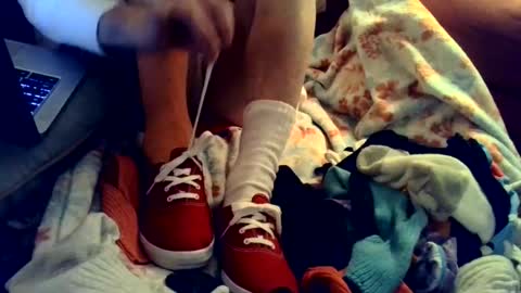 Snapshot of kinkysneakergirl chatting on 02.06.25 KinkySneakerGirl online show from 02.06.25