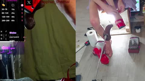Snapshot of lasophia chatting on 12.25.24 Sophia online show from 12.25.24