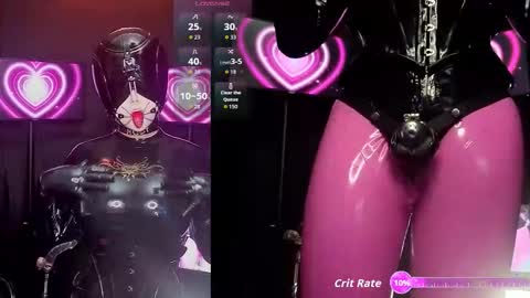 Latex Ruby online show from 09.23.25