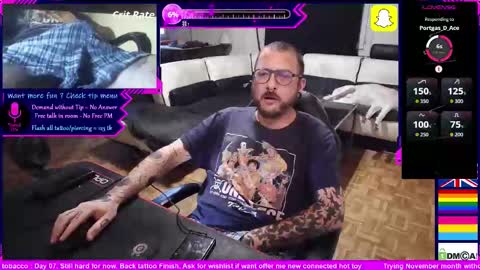 Snapshot of law_leek chatting on 11.09.25 Leek online show from 11.09.25