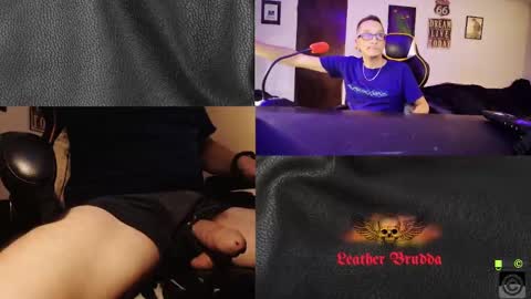 Snapshot of leatherbrudda chatting on 09.23.25 Leather Brudda online show from 09.23.25