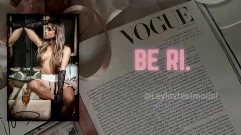 INSTA leylasteel model         online show from 02.27.25