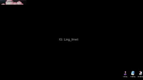 Snapshot of ling_meow chatting on 05.09.26 Ling online show from 05.09.26