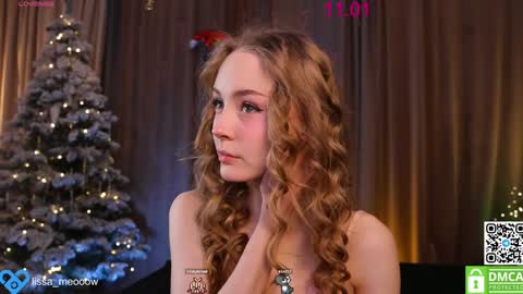 Snapshot of lissa_meooow chatting on 01.12.25 your Liza again. Next stream Dec. 1 at 2 or 3 GMT online show from 01.12.25