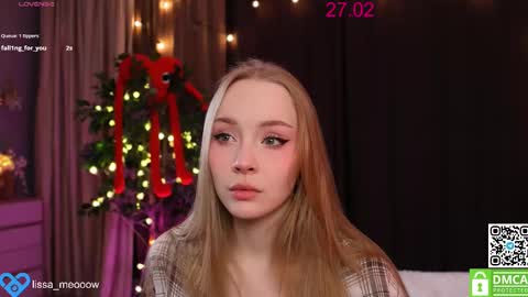 Snapshot of lissa_meooow chatting on 02.27.25 your Liza again. Next stream Dec. 1 at 2 or 3 GMT online show from 02.27.25
