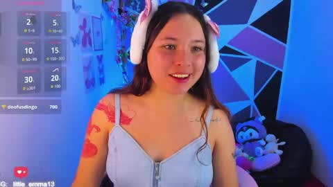 Snapshot of little_emma0 chatting on 04.24.26 Carol online show from 04.24.26