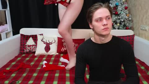 Jean and Isa right couple Mark and Eva left couple online show from 12.24.24