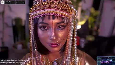 Snapshot of lucyallenx chatting on 10.30.25 Lucy Alien online show from 10.30.25