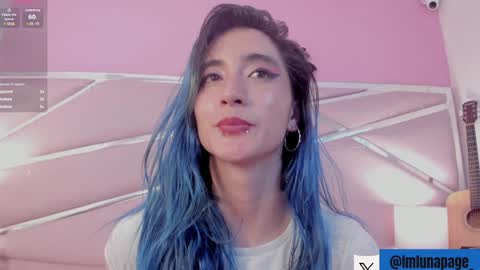 Snapshot of lunapagee chatting on 01.19.25 Luna Page online show from 01.19.25