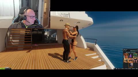 Snapshot of machinegun3dx chatting on 10.06.25 Andy online show from 10.06.25