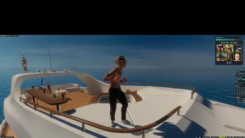 Snapshot of machinegun3dx chatting on 11.10.25 Andy online show from 11.10.25