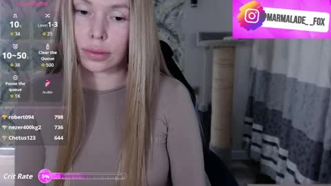 Marmalade Fox online show from 04.01.26