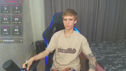Snapshot of max_gen chatting on 02.01.25 Max Gen with tats 24years  And Ethan without tats 20 years online show from 02.01.25